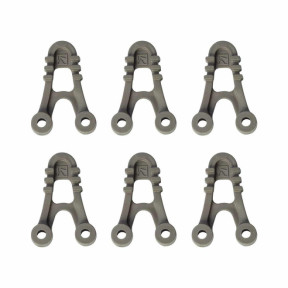 Zestaw 5 uchwytów grip Alpha LT1904 stonegrey - Lindnerhof