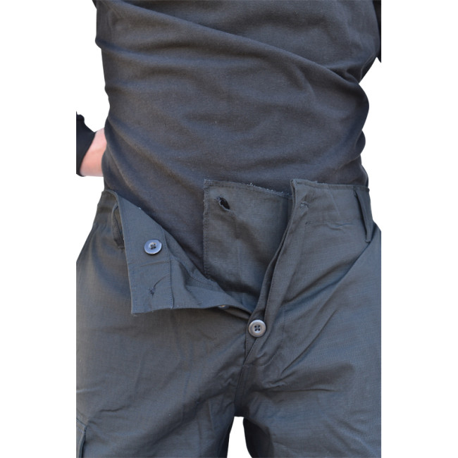 Spodnie BDU czarne Ripstop - Miltec