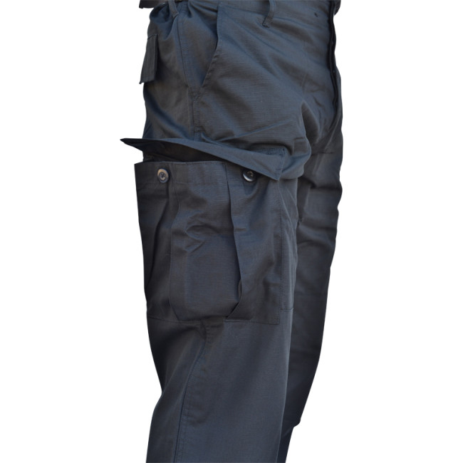 Spodnie BDU czarne Ripstop - Miltec