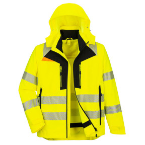 Veste 4 en 1 DX4 Hi-Vis Jaune/Noir - Portwest