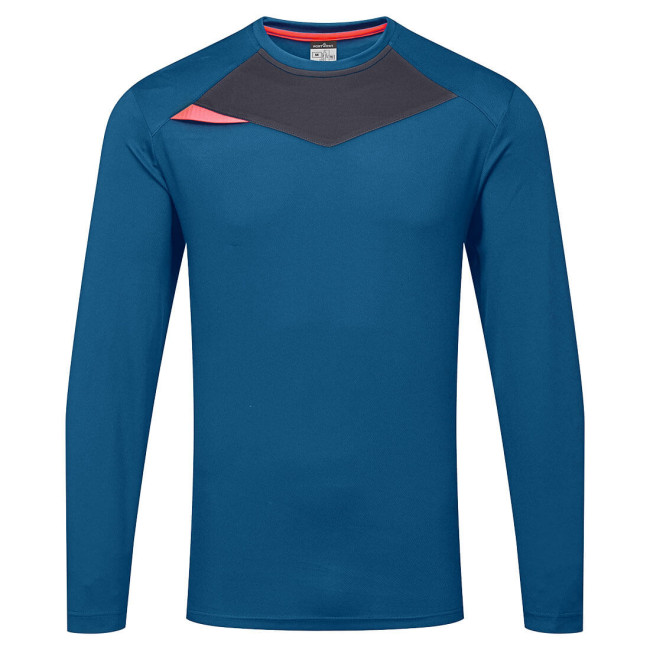 T-shirt HiVis Manches Longues Bleu Metro - Portwest