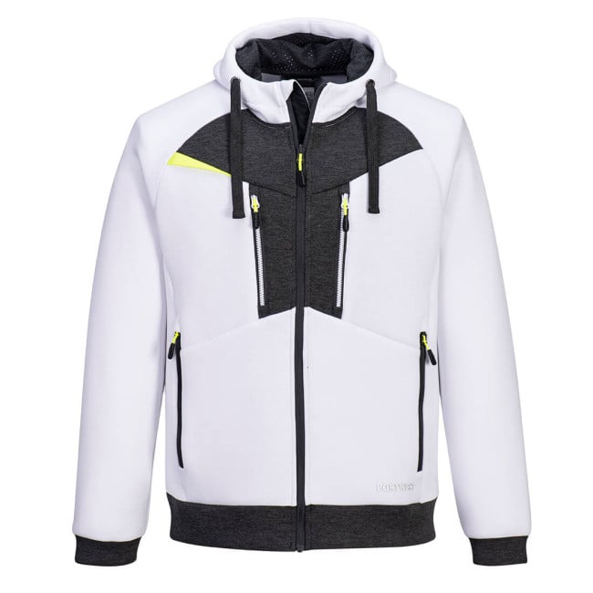 DX4 Kapuzenpullover mit Reißverschluss Weiß - Portwest