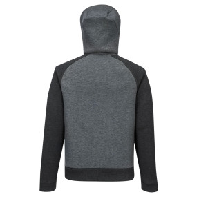 Bluza z kapturem na zamek DX4 Metaliczna Szara - Portwest