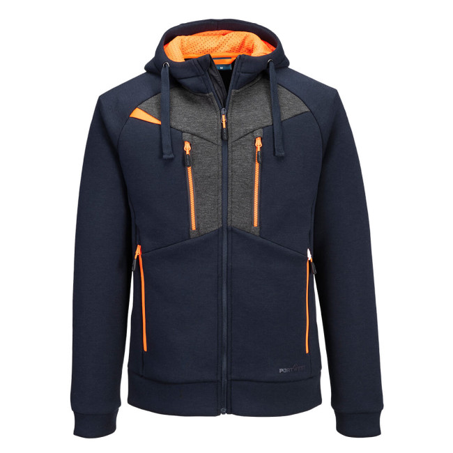 Bluza z kapturem na zamek DX4 Ciemnoniebieski - Portwest