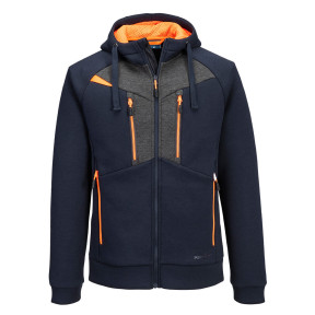 Bluza z kapturem na zamek DX4 Ciemnoniebieski - Portwest