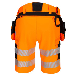 Hi-Vis DX4 Holster-Shorts Orange/Schwarz - Portwest