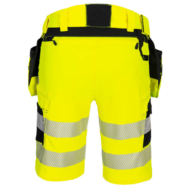 Short Holster Hi-Vis DX4 Jaune/Noir - Portwest
