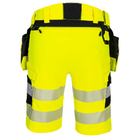Hi-Vis Holster Short DX4 Geel/Zwart - Portwest