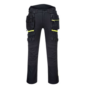 DX4 Kurze Hose mit abnehmbaren Holstertaschen Schwarz - Portwest
