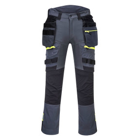 Pantalon DX4 poches flottantes démontables Gris Métal - Portwest