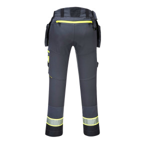 DX4 Hose mit abnehmbaren Holstertaschen Metallgrau - Portwest
