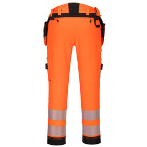 Pantalon DX4 haute-Visibilité avec poches flottantes démontables Orange/Noir - Portwest