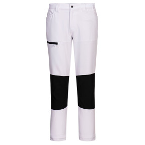 Spodnie robocze WX2 Stretch Białe - Portwest