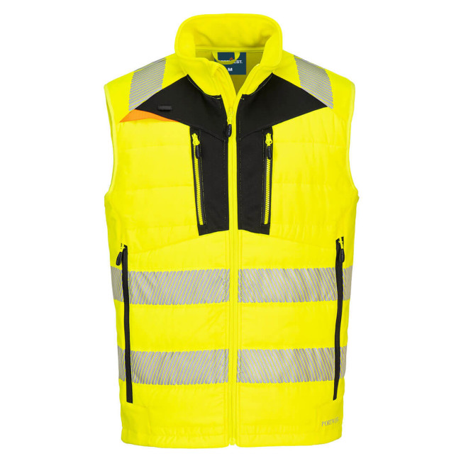Softshell vest hoge zichtbaarheid DX4 Geel/Zwart - Portwest