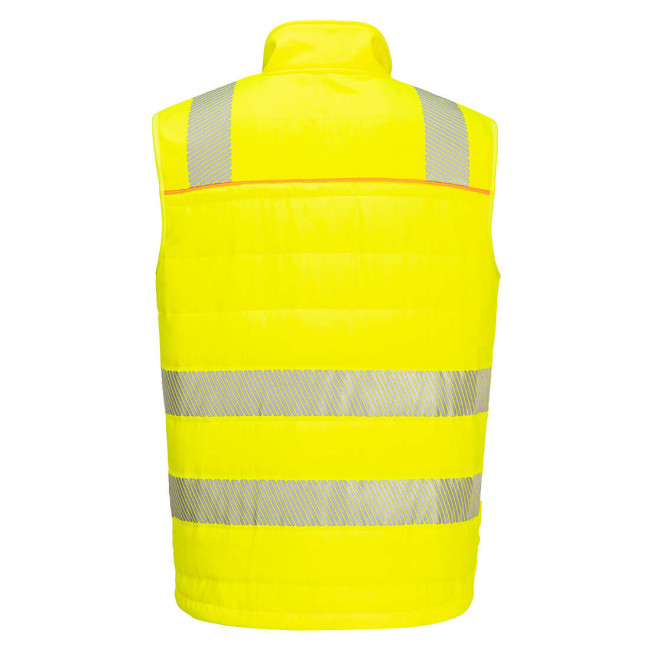Softshell vest hoge zichtbaarheid DX4 Geel/Zwart - Portwest