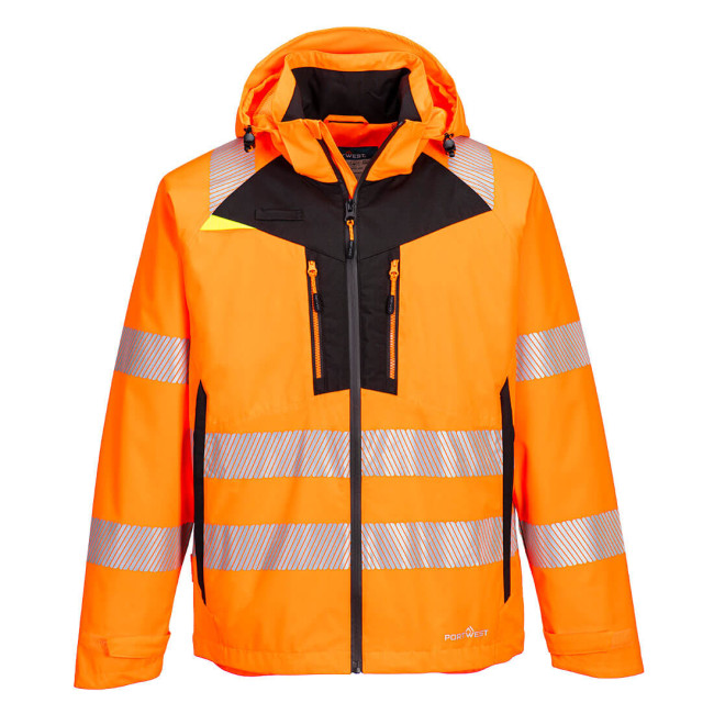 DX4 Veste de pluie haute visibilitéOrange - Portwest