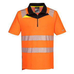 Polo DX4 Wysokiej Widoczności MC Pomarańczowe/Czarne - Portwest