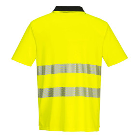 DX4 Polo Haute Visibilité MC Jaune/Noir - Portwest