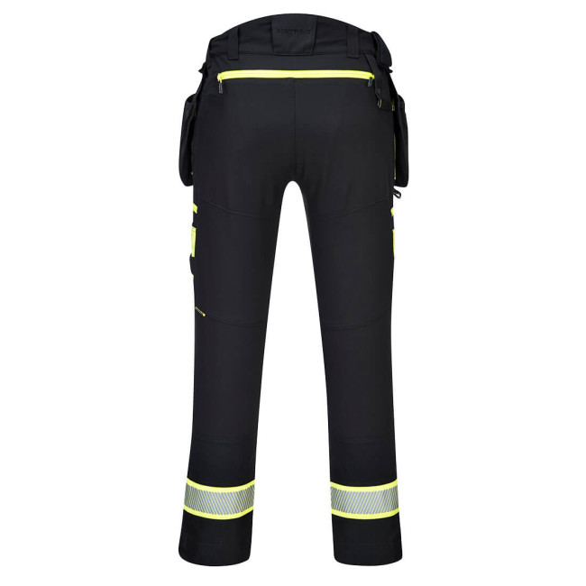 DX4 Broek met afneembare holsterzak voor dames Zwart - Portwest