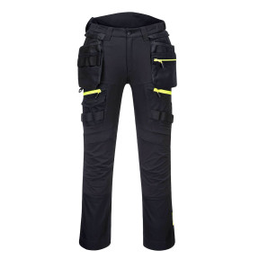 DX4 Damen-Arbeitshose mit abnehmbaren Holstertaschen Schwarz - Portwest