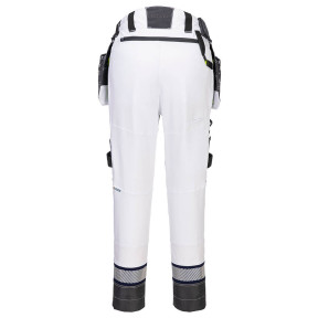DX4 Broek met afneembare holsterzak voor dames Wit - Portwest