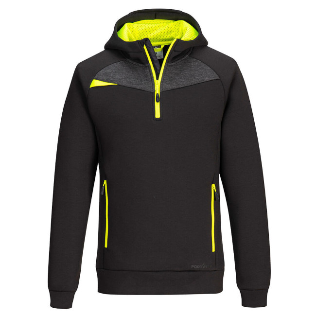 DX4 - Sweat à capuche avec fermeture éclair Noir - Portwest
