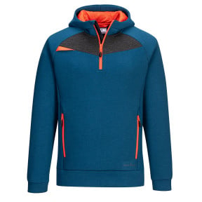 DX4 Zip-Hoodie Metro-Blau - Portwest