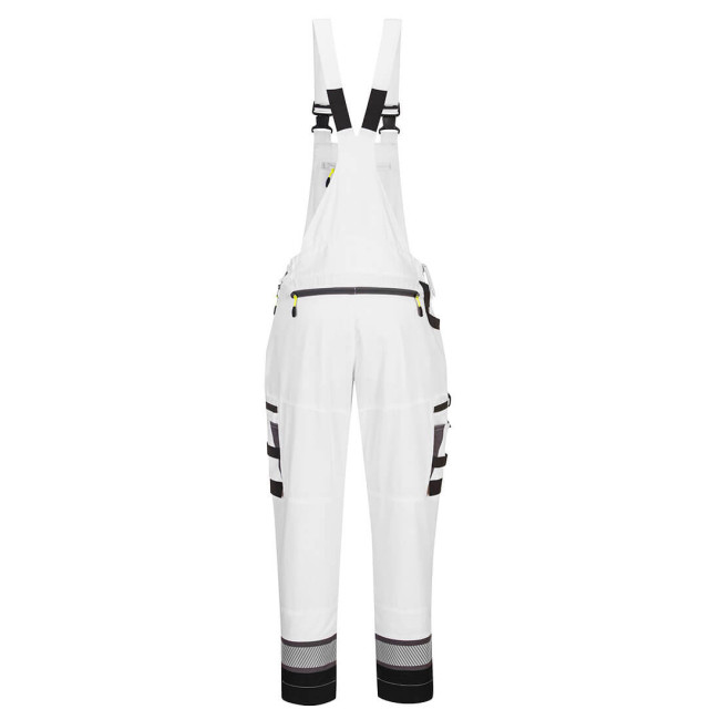 DX4 Latzhose Weiß/Grau - Portwest