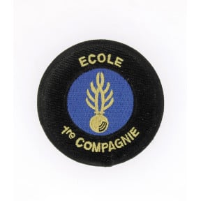 Écusson brodé Gendarmerie 1re Compagnie d'instruction des Eleves Gendarmes