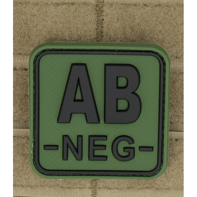Vierkante patch bloedgroep AB- Groen OD - JTG