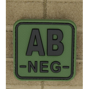 Patch carré groupe sanguin AB- Vert OD - JTG