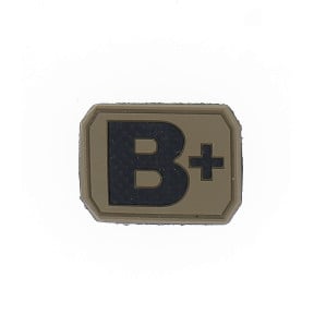 Patch 3D de groupe sanguin B+ Coyote - Miltec