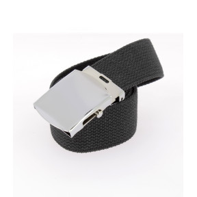 Pasek płócienny czarny 38mm - Miltec