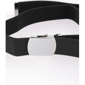 Ceinture toile noire 38mm - Miltec