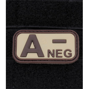 Blutgruppen-Patch A- Coyote - JTG