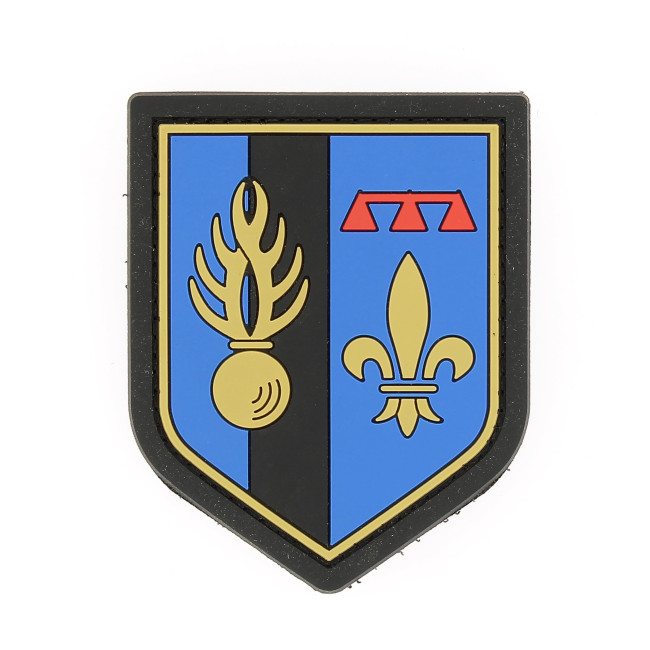 Emblemat PVC Żandarmeria Mobilna Strefa Obrony MARSYLIA