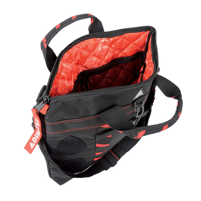 Sac pour casque FURTIF nouvelle génération Noir/Rouge - Dimatex