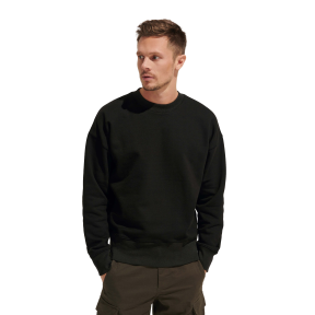 Unisex sweatshirt ronde hals zwart - Sol's