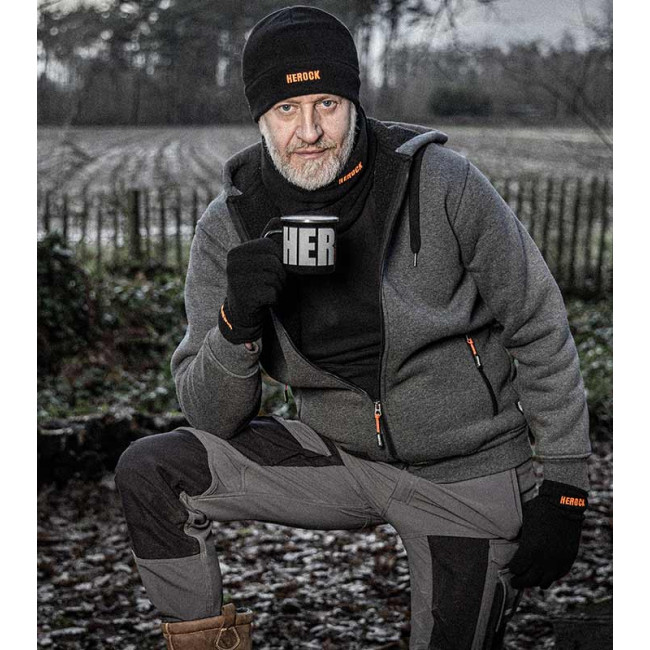 Bluza z kapturem Otis ciemnoszara - Herock