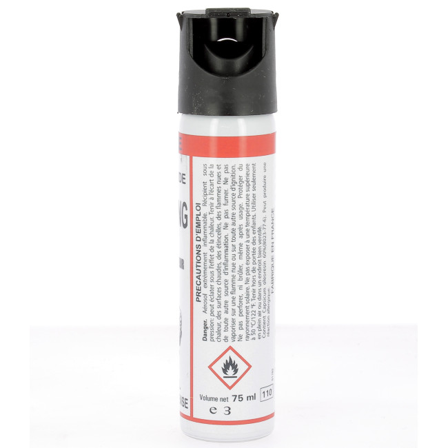 Aérosol de défense Poivre Trekking 75ml - Le Protecteur