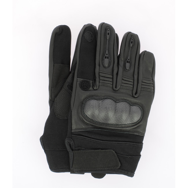 Handschoenen Tactical GEN.II leer Zwart - Miltec