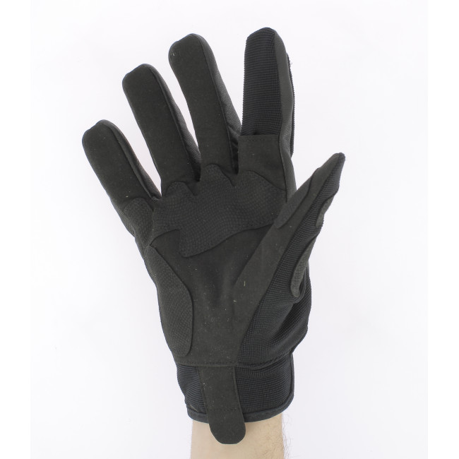 Gants Tactical GEN.II cuir Noir - Miltec