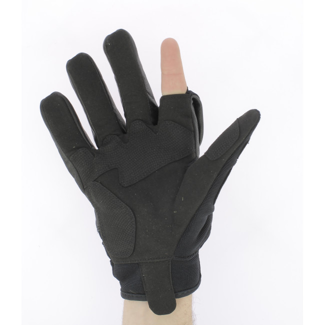 Rękawice Tactical GEN.II skóra Czarne - Miltec