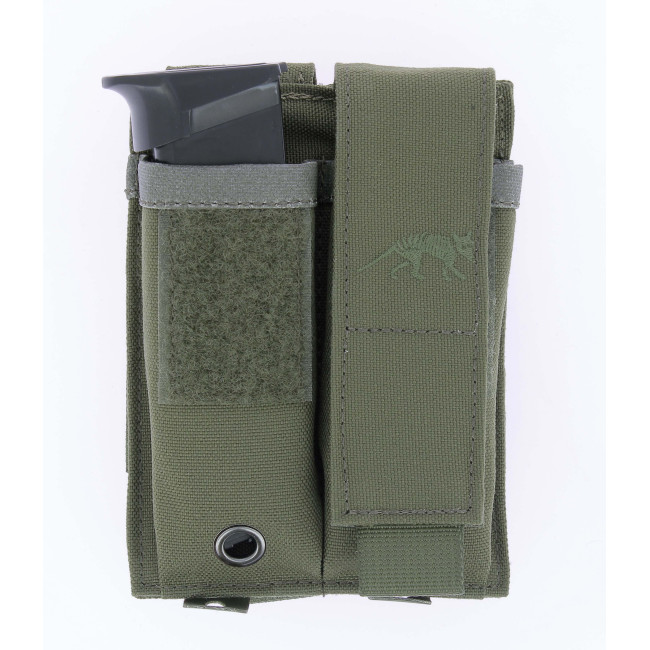 TT Porte Chargeur Double pour Arme de Poing Vert Olive - Tasmanian Tiger
