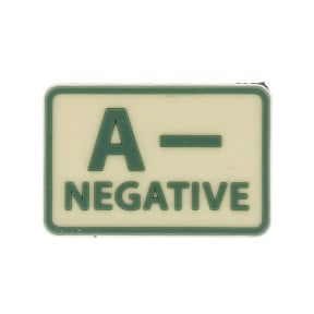 Set van 2 patches bloedgroep A- Coyote - Helikon
