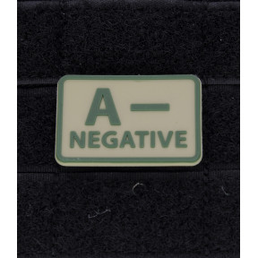 Lot de 2 patchs de groupe sanguin A- Coyote - Helikon