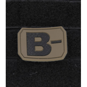 Patch 3D de groupe sanguin O- Coyote - Miltec