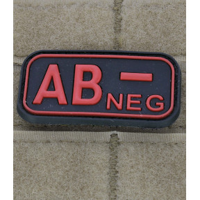 Patch groupe sanguin AB- Rouge - JTG