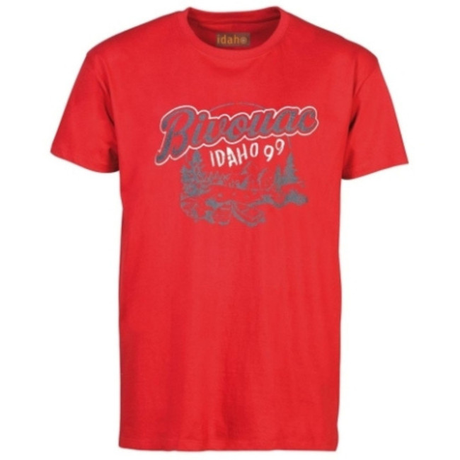 Tee-shirt Bivouac Rouge - Idaho