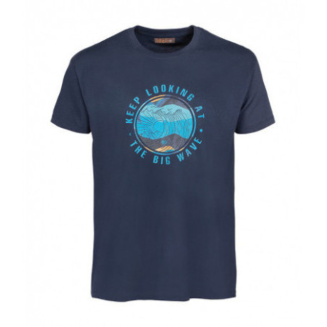 T-shirt Big Wave Marineblauw - Idaho